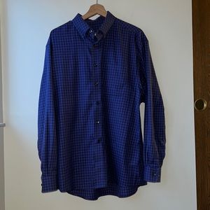 Jos. A. Bank Men’s Plaid Button Down Shirt Size Large